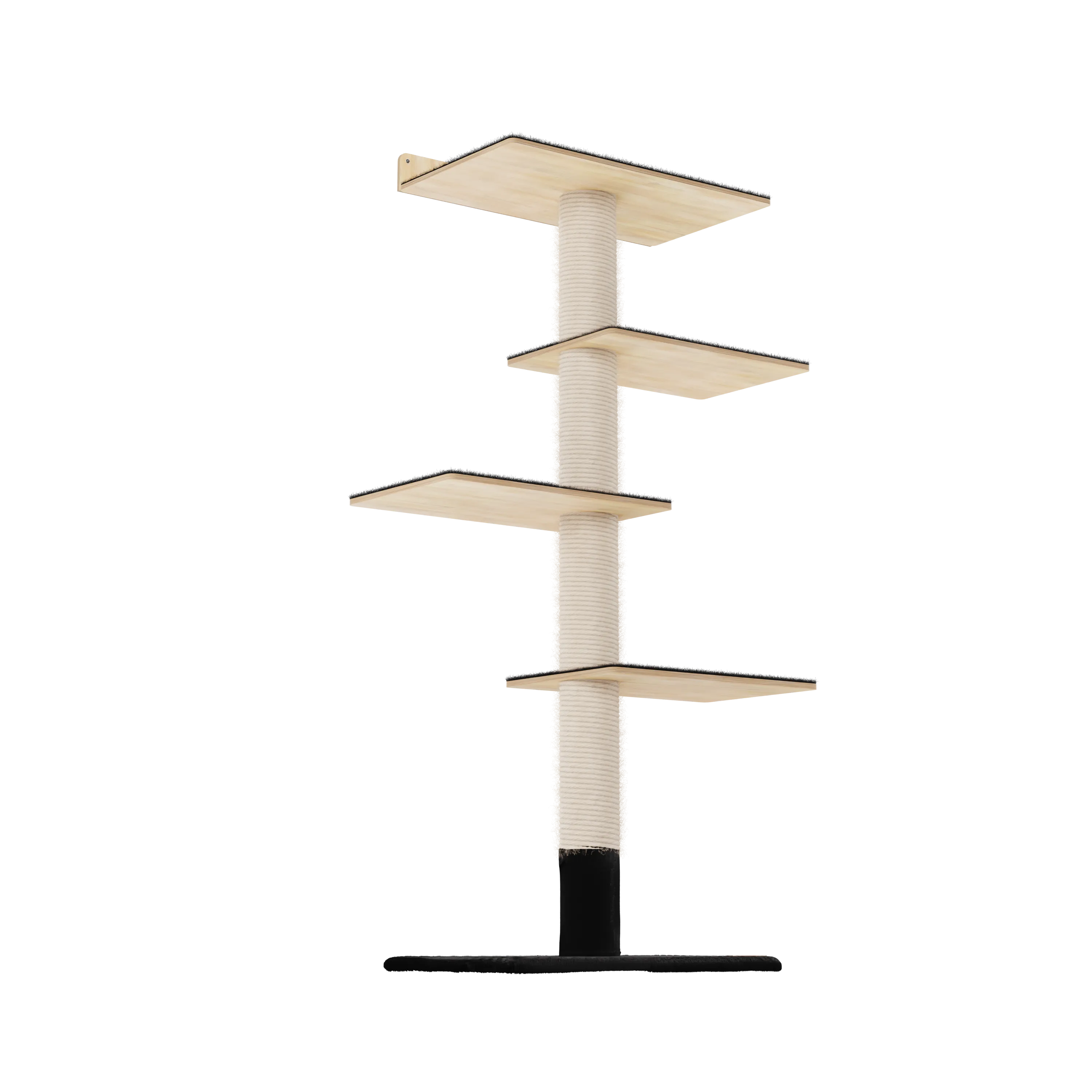 70 inches Wall Mounted Cat Tower - Perfect for small spaces
