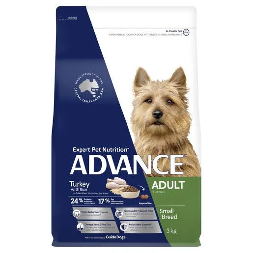 Advance Adult Dog Toy & Small Breed Turkey With Rice