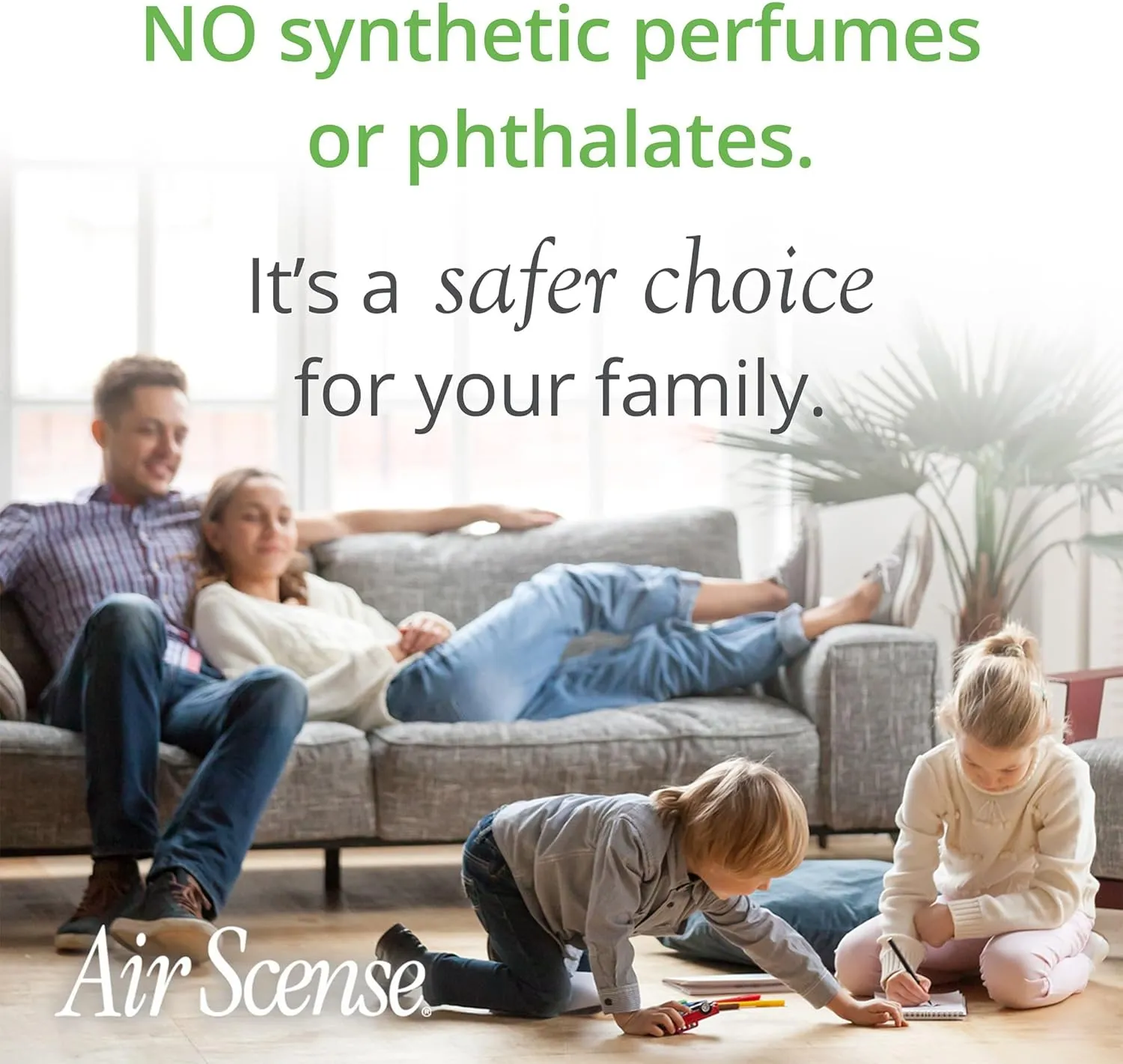 Air Scense Air Freshener Deodorizer Room Spray for Bathroom & Home, Essential Oils, Natural Lime - 7 fl oz (12 Pack)