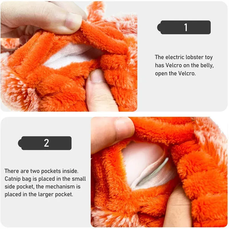 Automatic Flopping Lobster Pet Toy