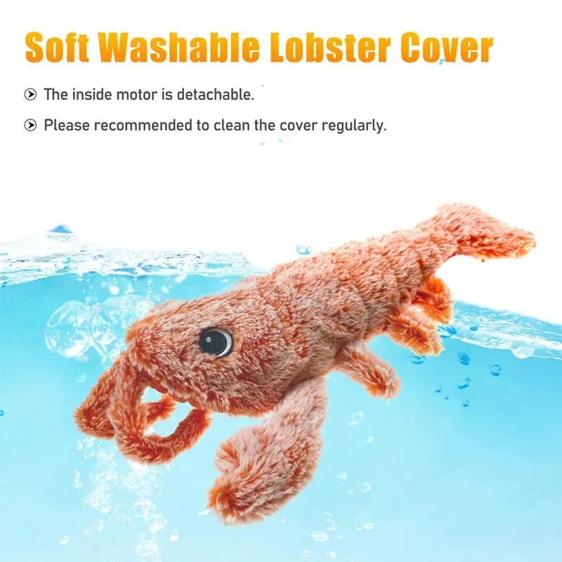 Automatic Flopping Lobster Pet Toy