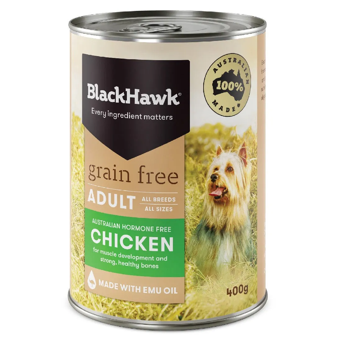 Black Hawk Grain Free Adult Dog Chicken 400g