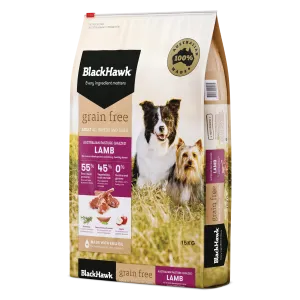 Black Hawk - Grain Free Lamb Dog Dry Food (15kg)