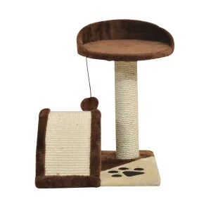 Cat Tree Scratching Brown Climbing Playpen