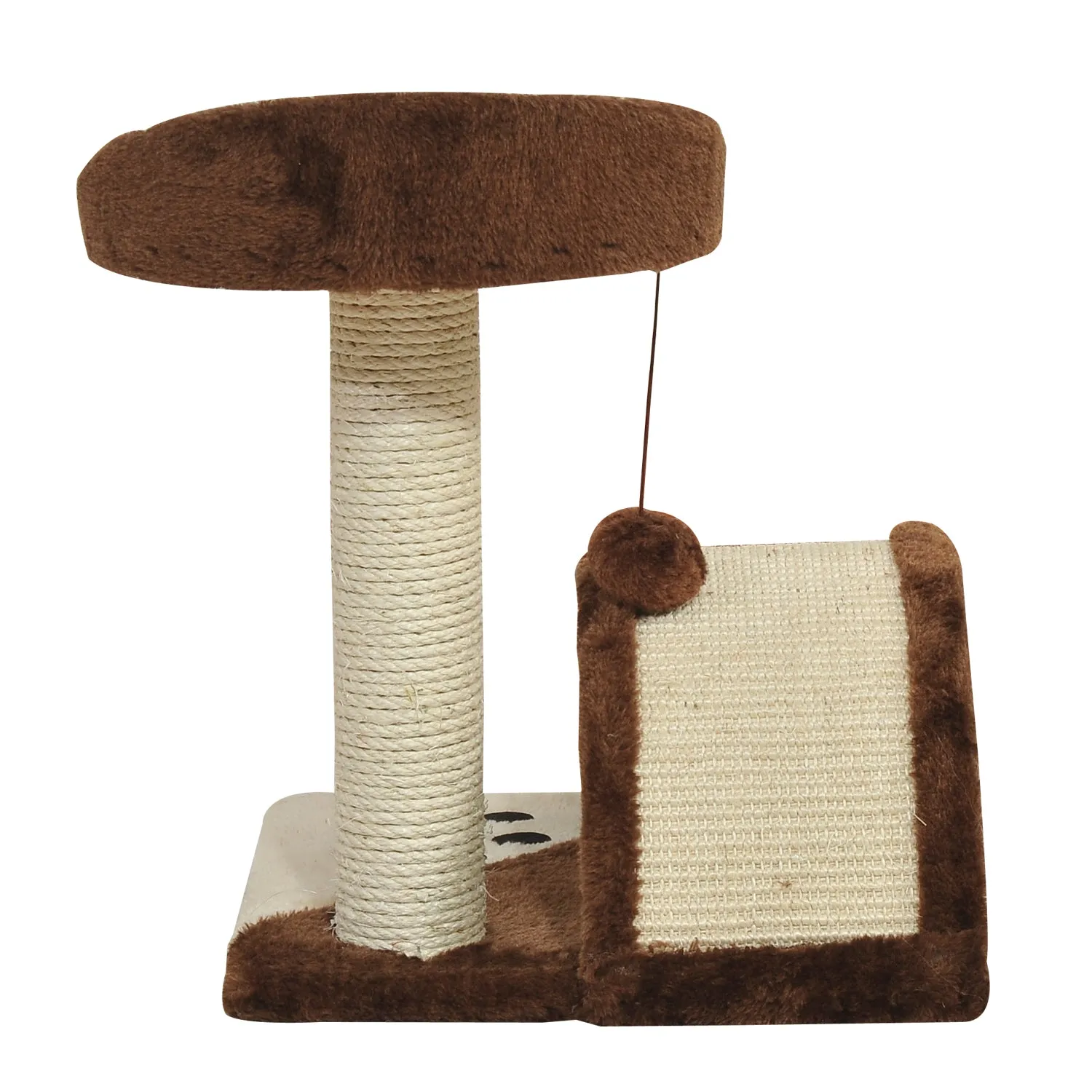 Cat Tree Scratching Brown Climbing Playpen