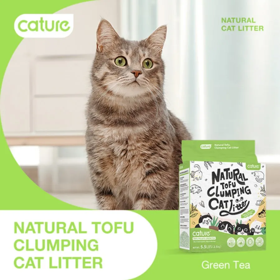 Cature Tofu Clumping Cat Litter Green Tea
