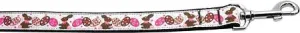 Chocolate Bunnies 1 inch wide 6ft long Leash