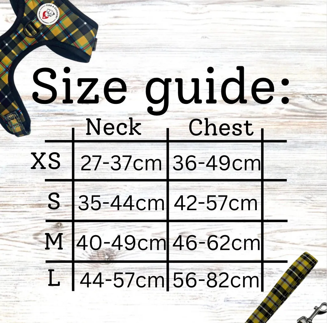 Cornish Tartan Dog Harness