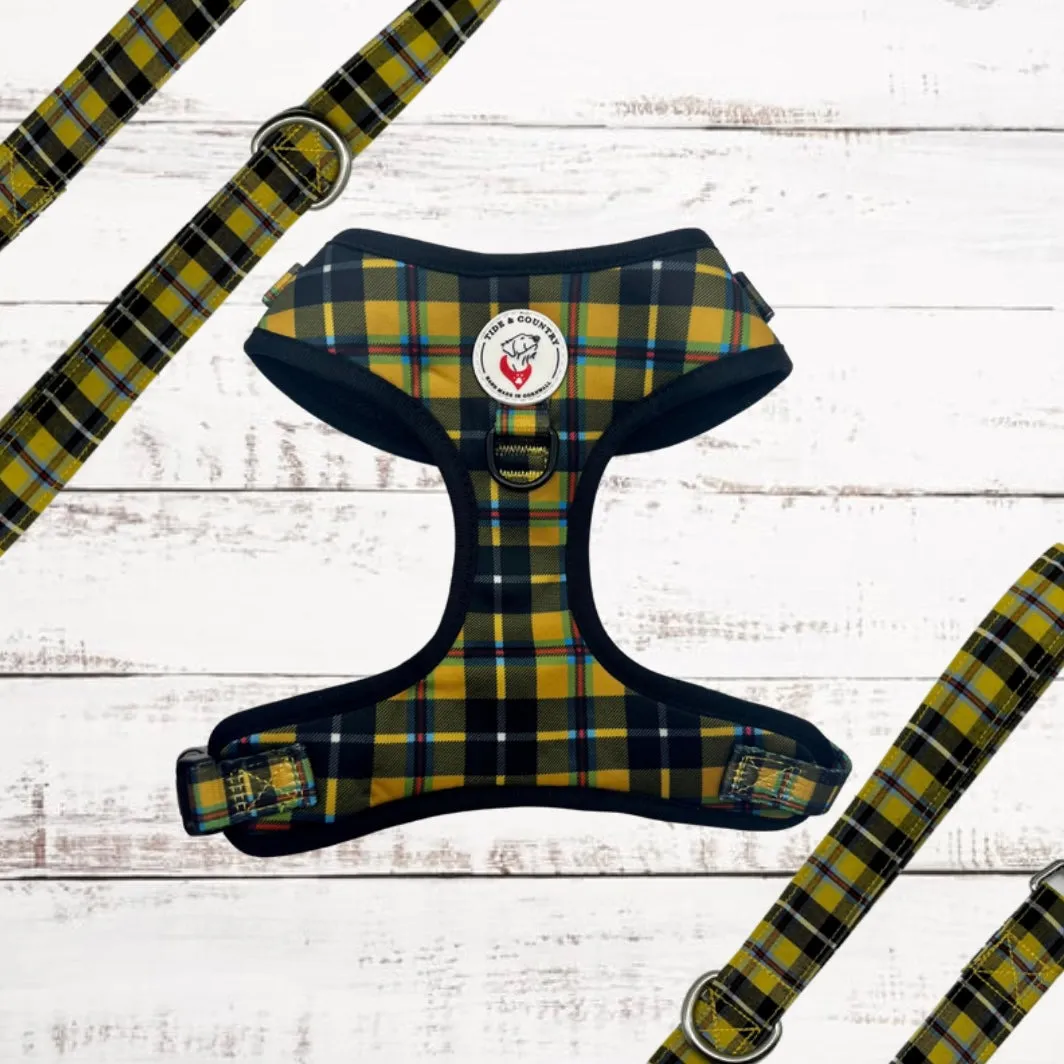 Cornish Tartan Dog Harness