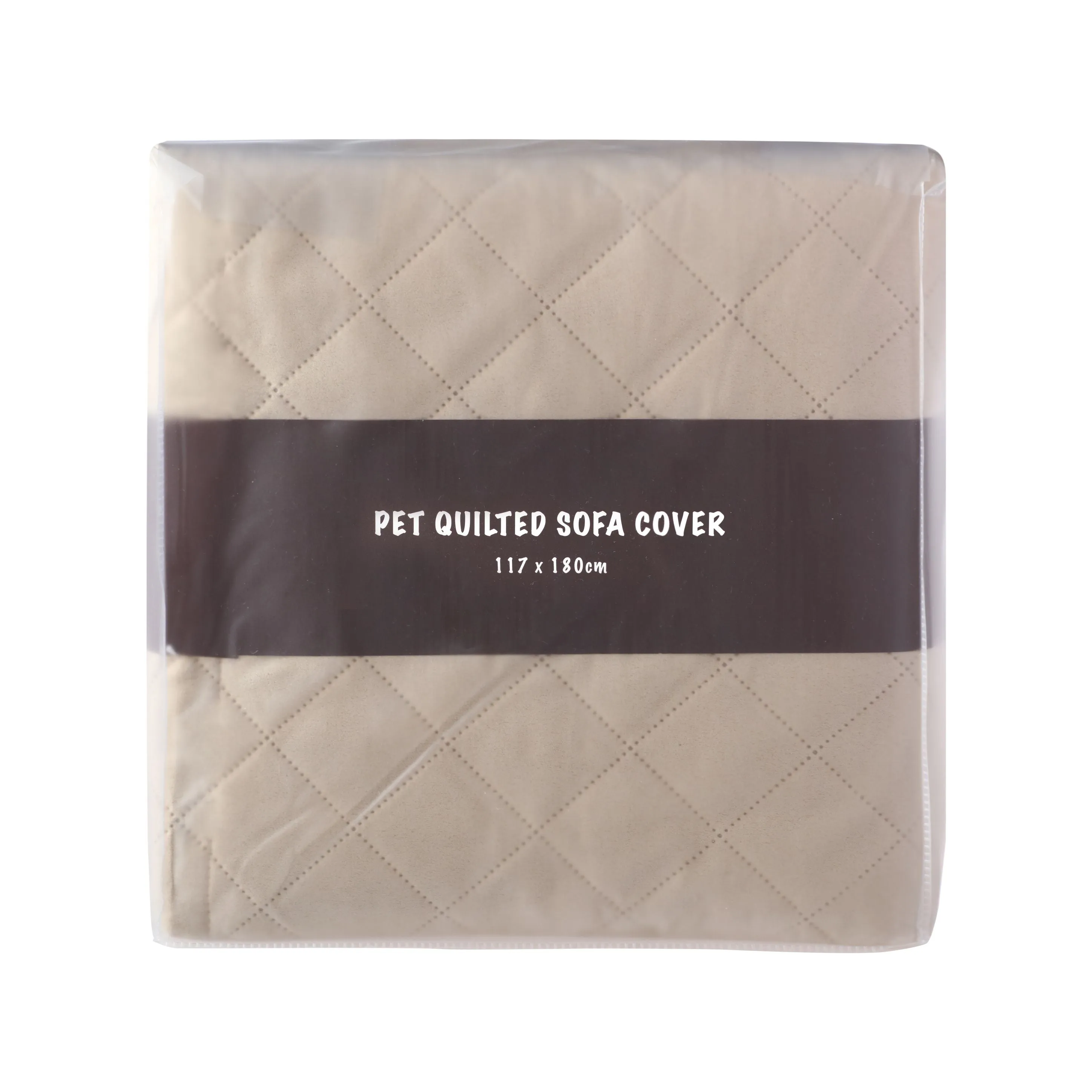 Cosy Quilted Sofa Protector Cover for Loveseat - Oat