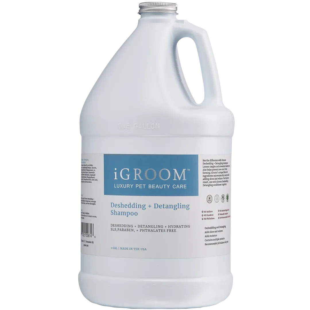 Deshedding and Detangling Shampoo Gallon by iGroom