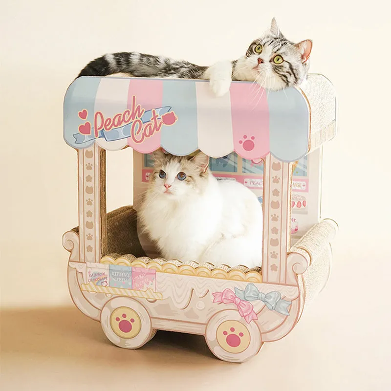 Dessert Trolley Cardboard Cat Scratcher