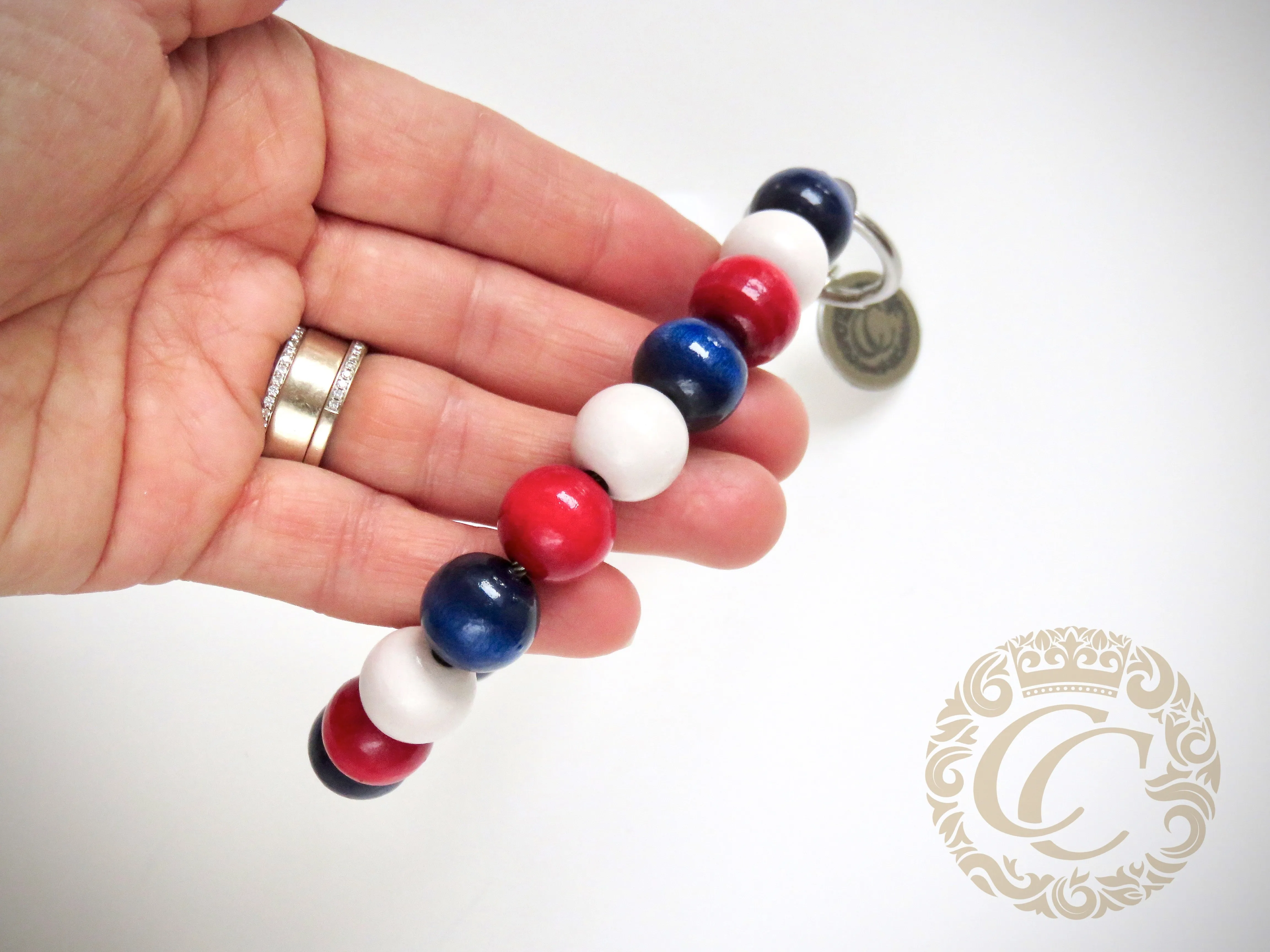 Dog collar Tricolor