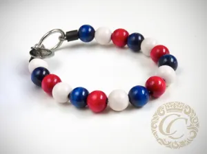 Dog collar Tricolor