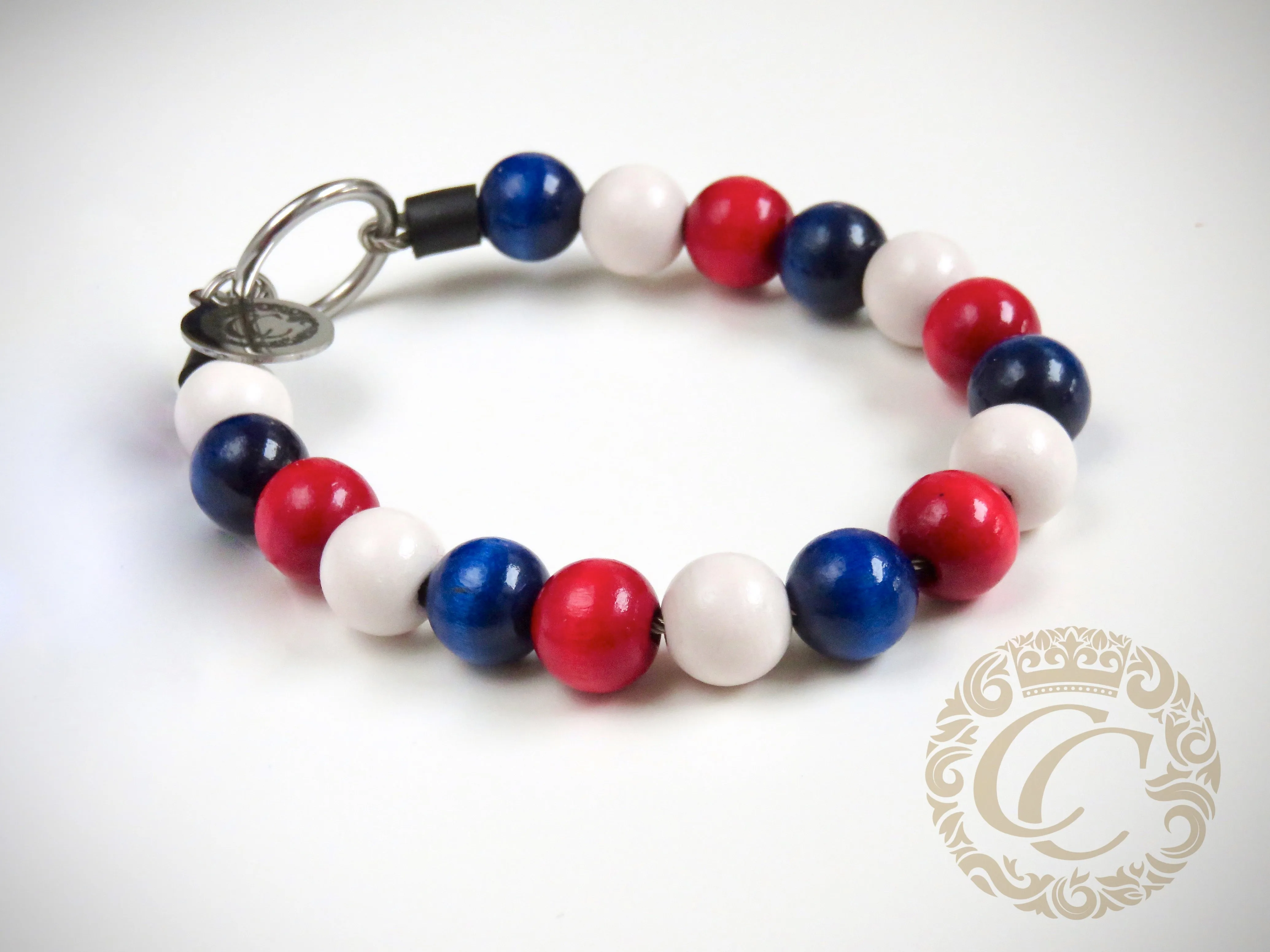 Dog collar Tricolor