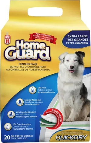 Dogit Training Pads for Dogs, Super Absorbent Quilted Puppy Pad with Quickdry Technology, X-Large, 20 Pack