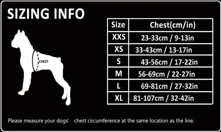 Escape Proof Waterproof Dog Harness 2XS, Reflective, Whinhyepet