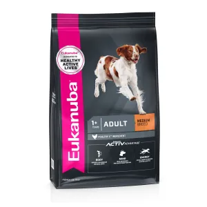 Eukanuba Adult Dog Food Medium Breed 15kg * Click & Collect Or Local Delivery*