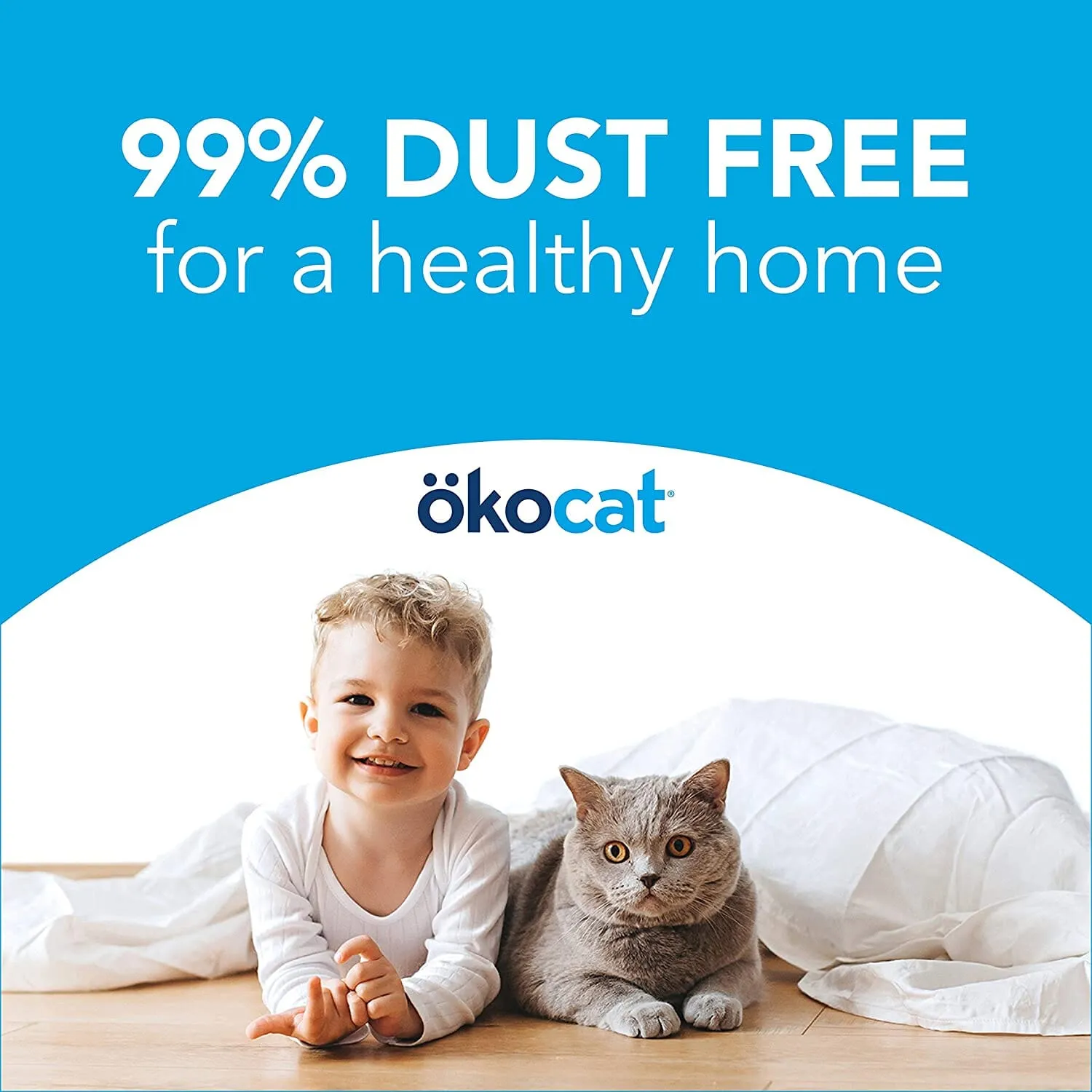 Healthy Pet Okocat Cat Clumping Wood Litter Cat Litter - 19.8 Lbs