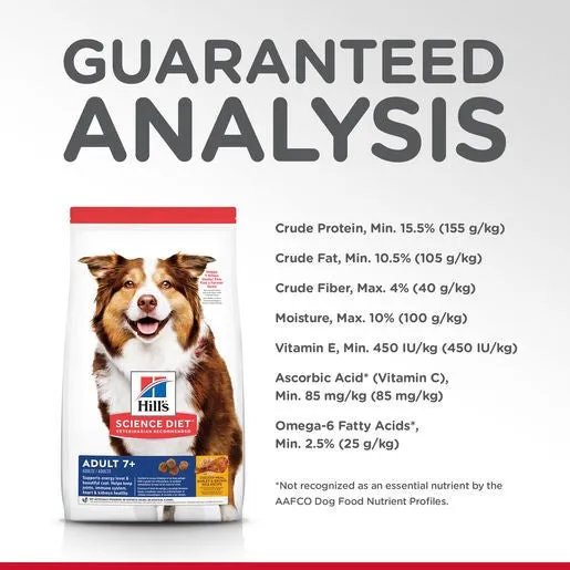Hill's Science Diet Senior Adult Dog 7 