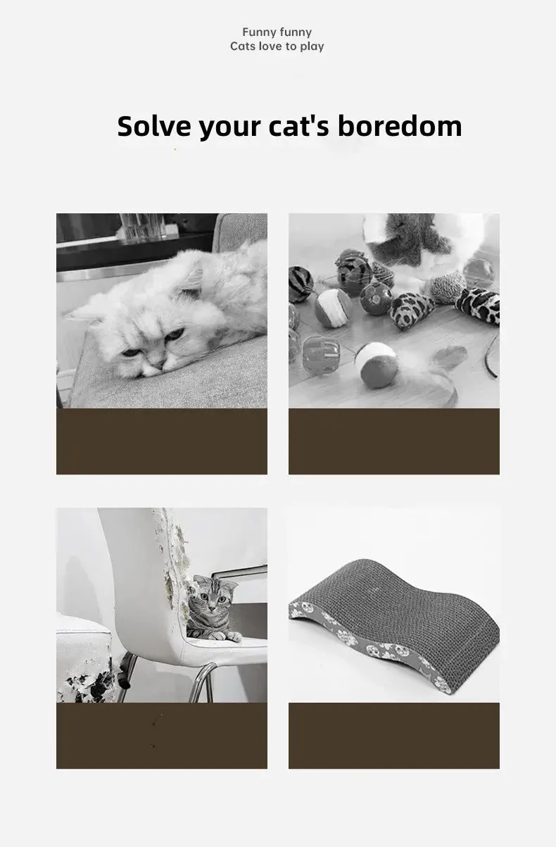L-Shaped Cat Scratching Board