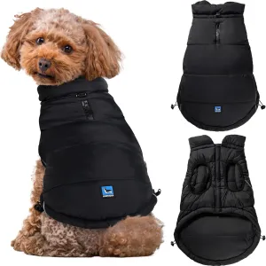 Lowrider Puffer Coat S- Warm, Waterproof, Windproof, Reflective, Insulated Dog Coat, Rain Jacket, and Vest Jacket for Small and Medium Dogs in Cold Weather, Made with Soft and Breathable Fabric