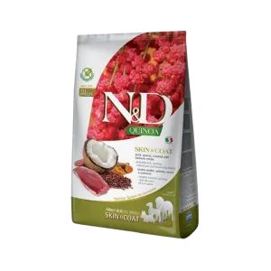 N&D QU SKIN & COAT DUCK ADU DRY FOOD (L)