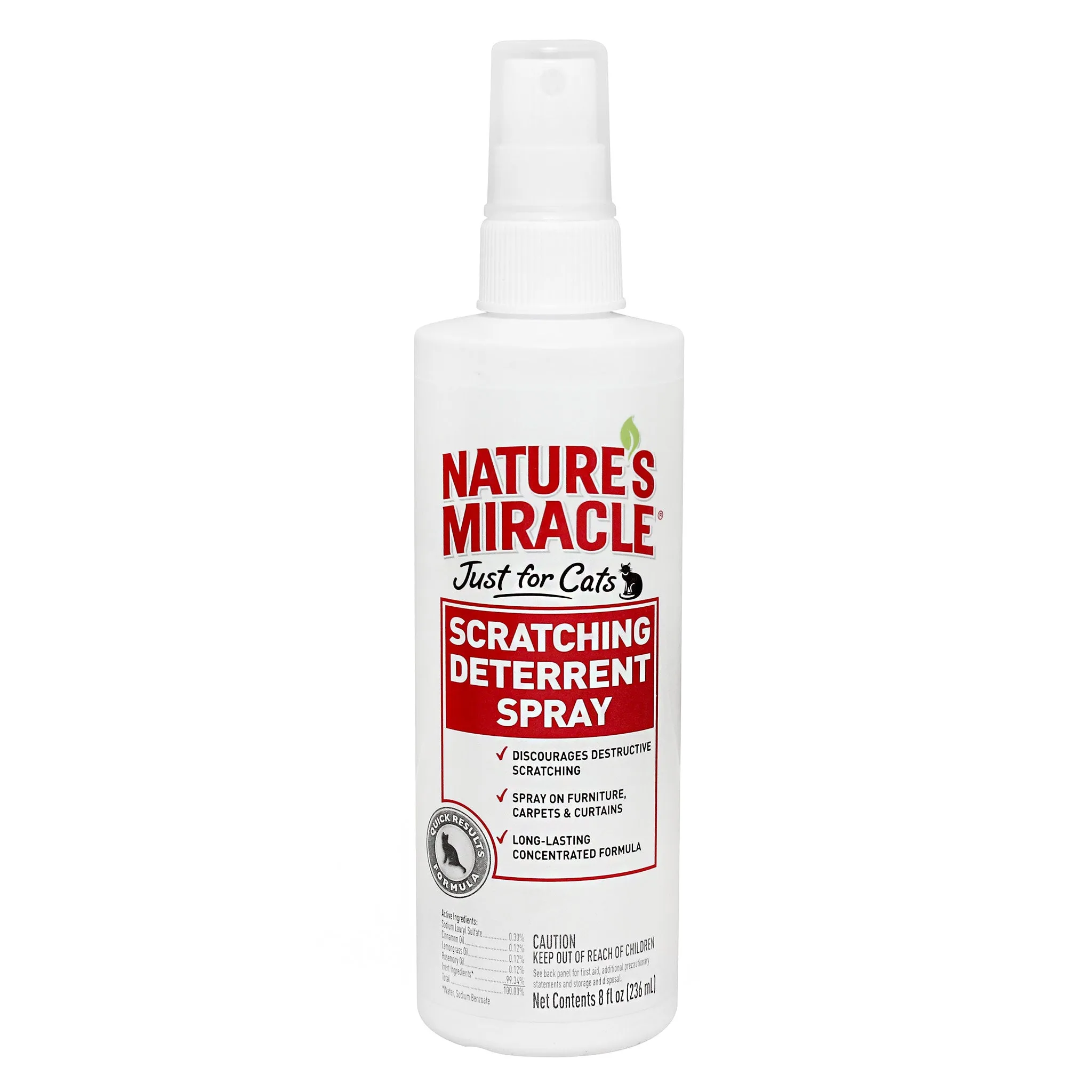 Nature's Miracle  Just for Cats Scratching Deterrent Spray 236mL