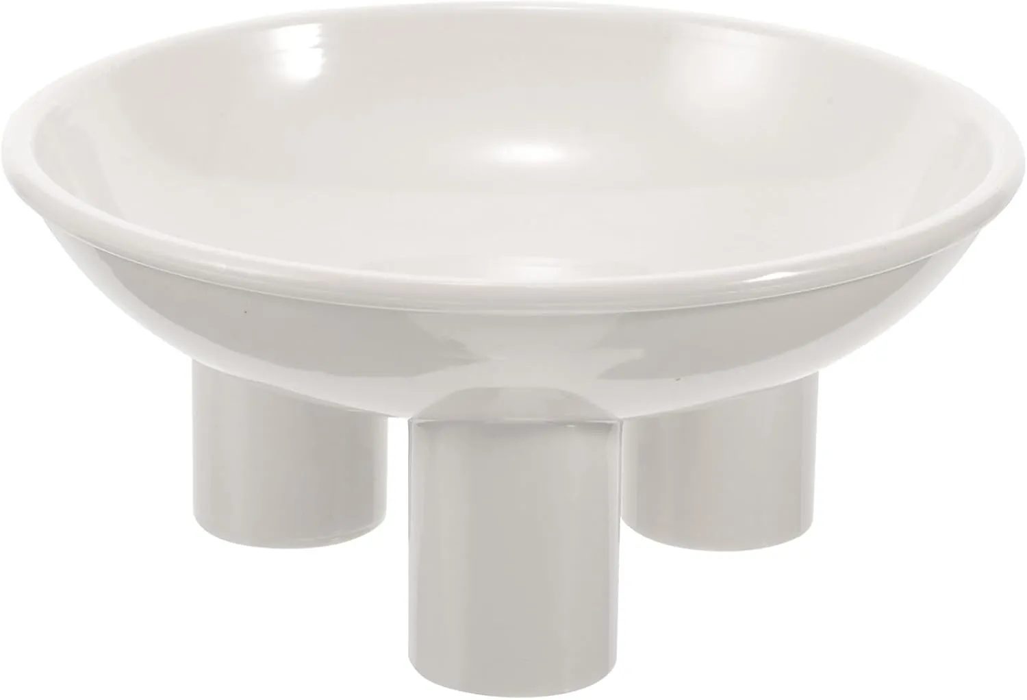 NOLITOY Raised Cat Food Bowl Wide Shallow Cat Food Dish Elevated Cat Bowls Pet Feeder Waterer Slow Feed Bowls for Food and Water