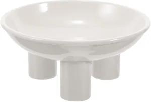NOLITOY Raised Cat Food Bowl Wide Shallow Cat Food Dish Elevated Cat Bowls Pet Feeder Waterer Slow Feed Bowls for Food and Water