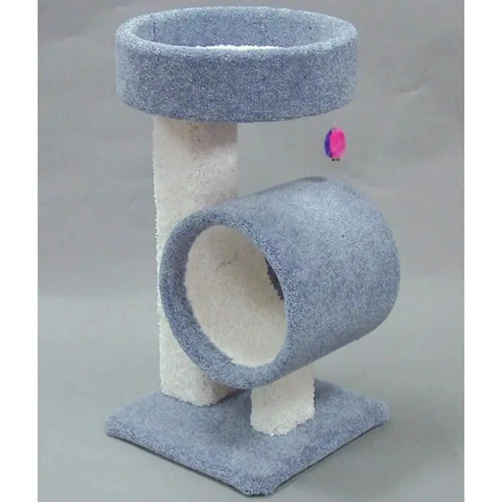 North American Pet Pedestal with Tall Tunnel Pedestal Assorted 32 in