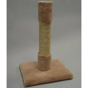 North American Pet Sisal Decorator Cat Post Scratching Post Tan 26 in