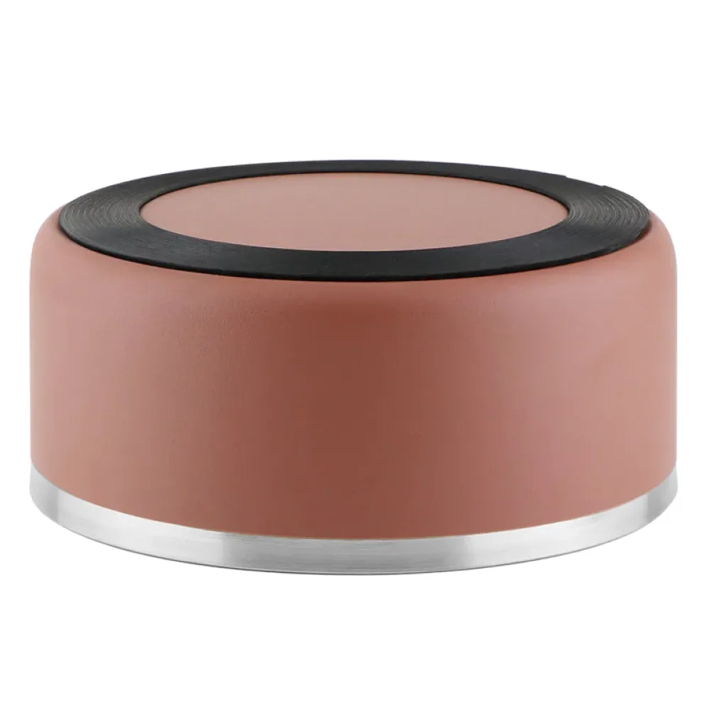 Pawpourri Camping Double Wall Bowl for Dogs and Cats (Light Brown)