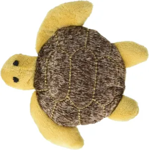 Petlinks Tipsy Turtle Refillable Plush Cat Toy with Catnip Tube - Blue, One Size