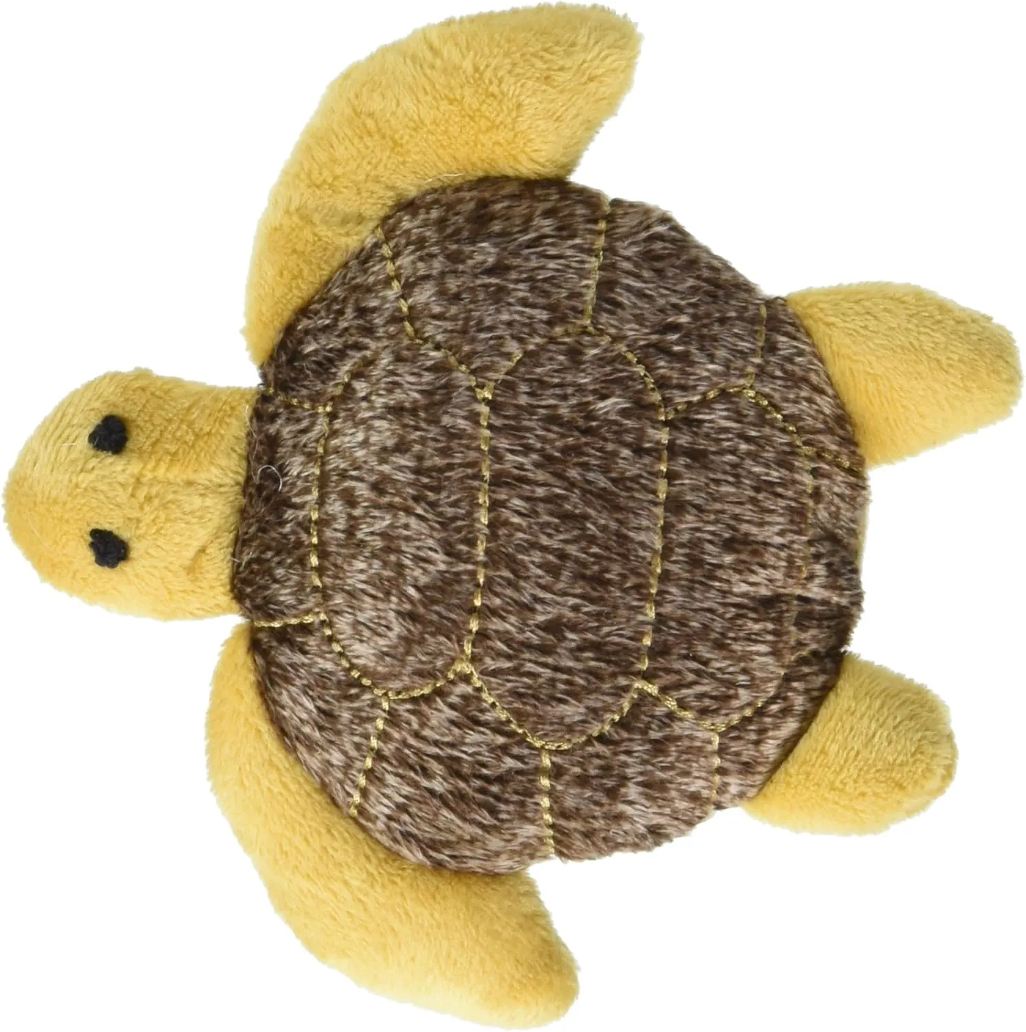 Petlinks Tipsy Turtle Refillable Plush Cat Toy with Catnip Tube - Blue, One Size