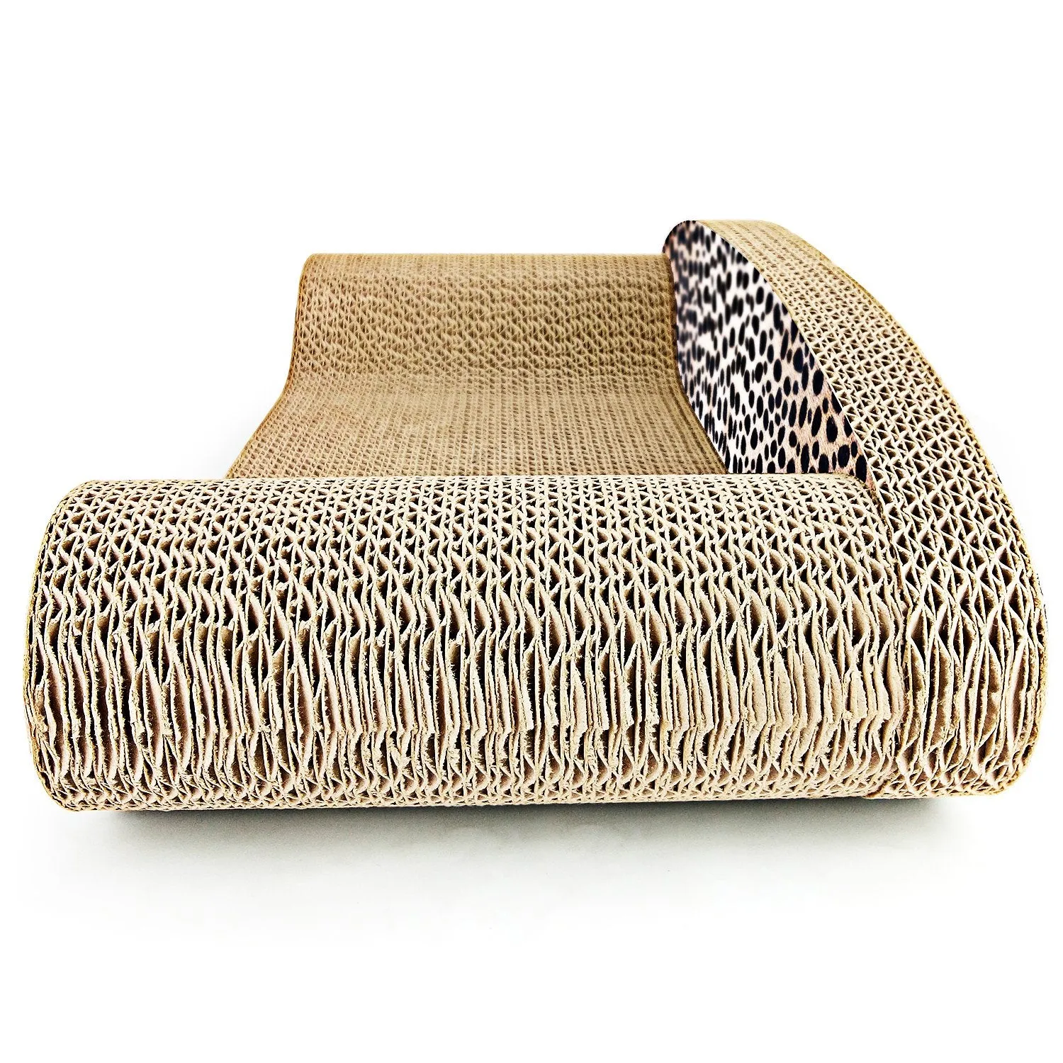 Pipers Cat Scratcher Cardboard Bed Lounge Sofa Pet House Post Board Small Large