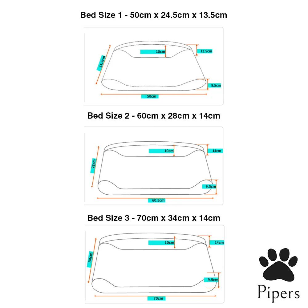 Pipers Cat Scratcher Cardboard Bed Lounge Sofa Pet House Post Board Small Large