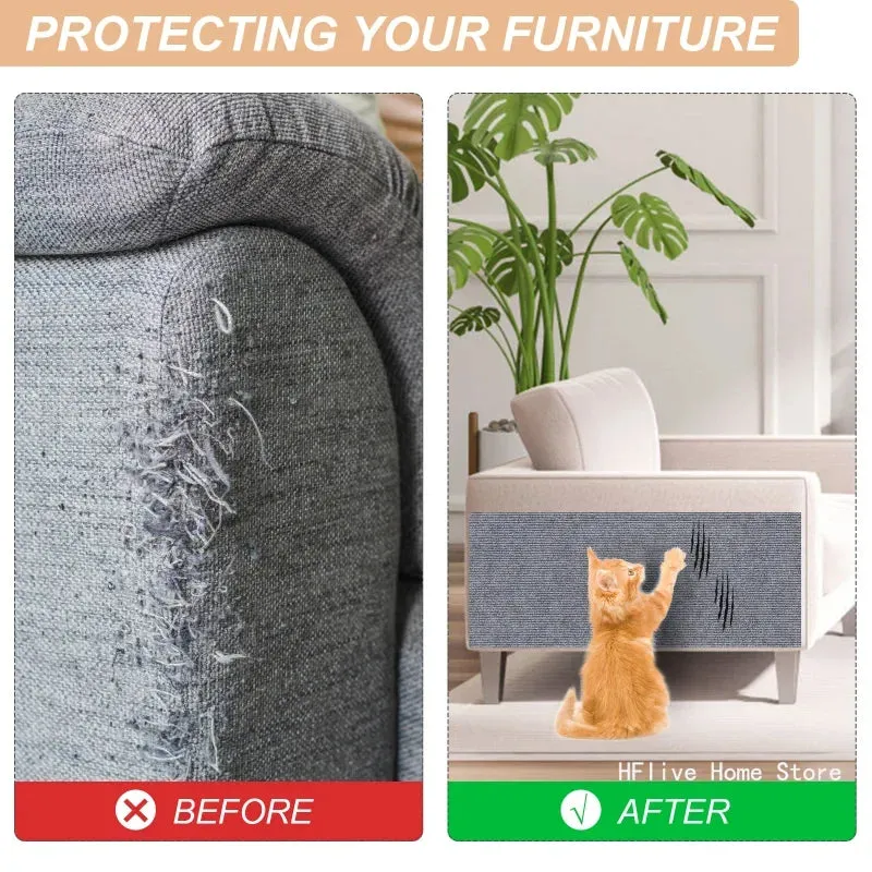 Self-Adhesive Trimmable Cat Scratching Mat