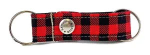 Small Buffalo Plaid Snappy Keychain - 901