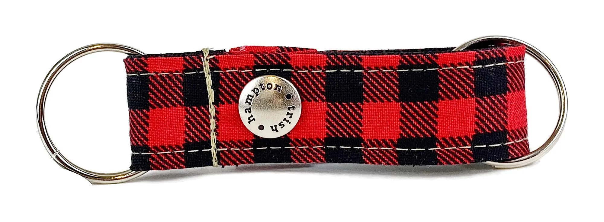 Small Buffalo Plaid Snappy Keychain - 901