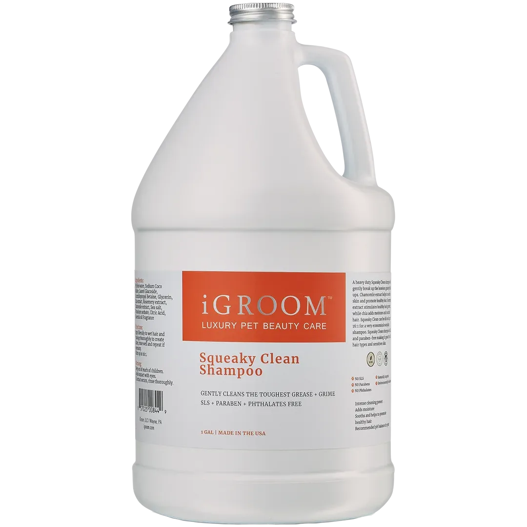 Squeaky Clean Shampoo Gallon by iGroom