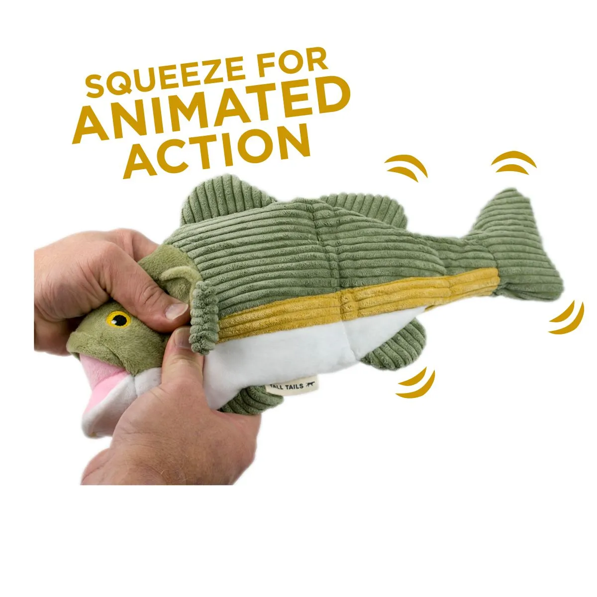 Tall Tails Dog Toy Animated Bass