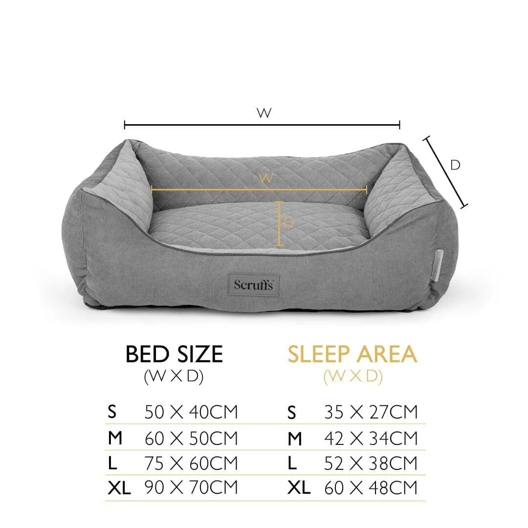 Thermal Self Heating Box Bed - Grey