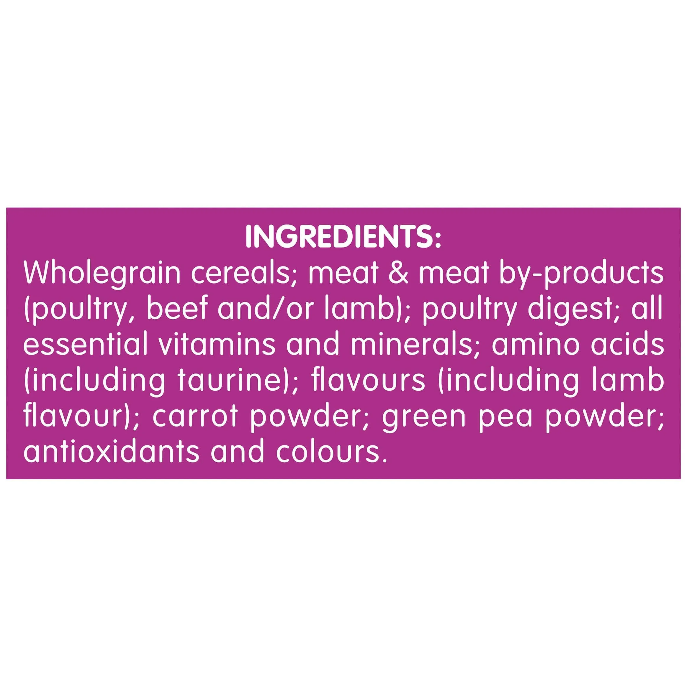 Whiskas Adult 1 Plus Year Beef & Lamb Dry Cat Food 12kg