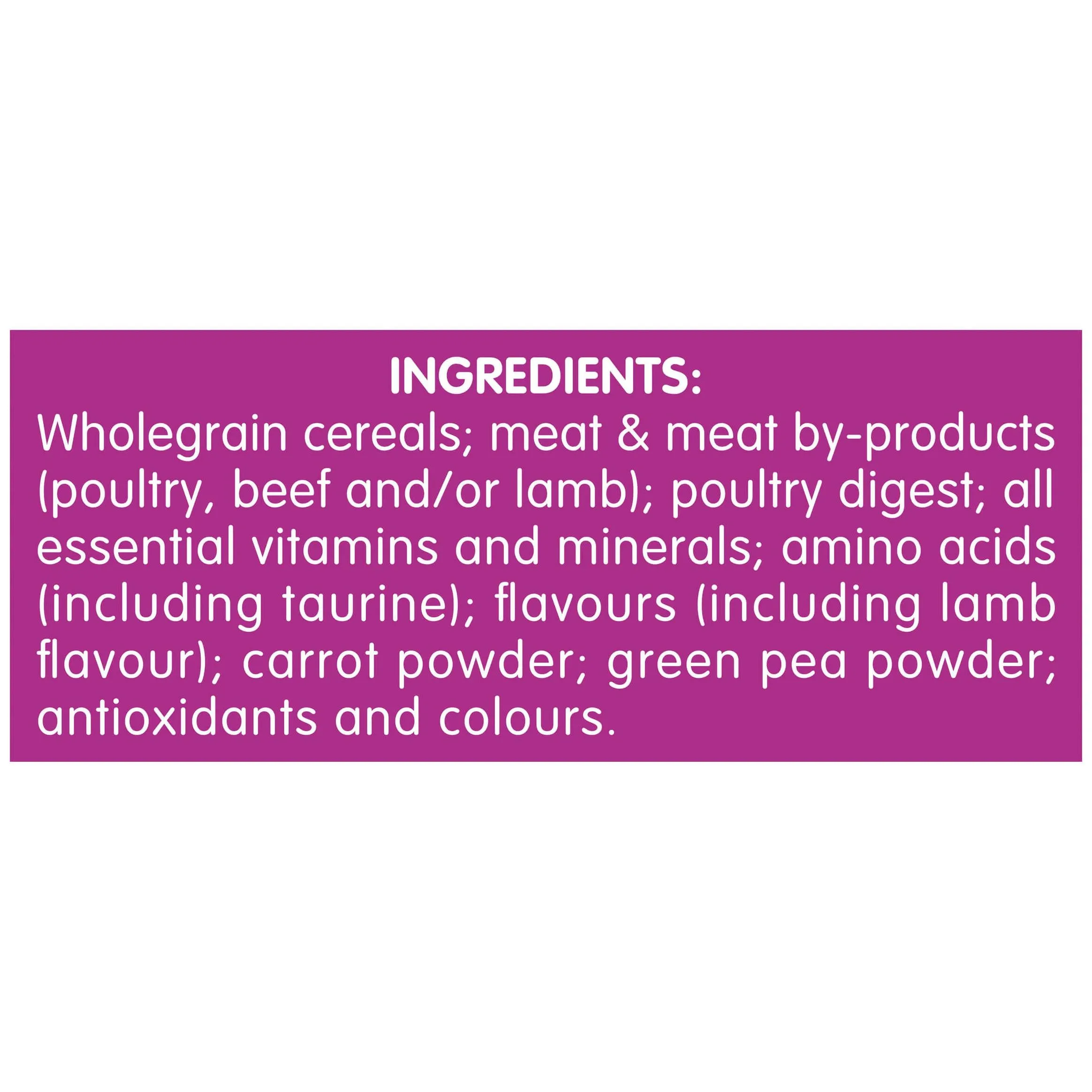 Whiskas Adult 1 Plus Year Beef & Lamb Dry Cat Food 12kg