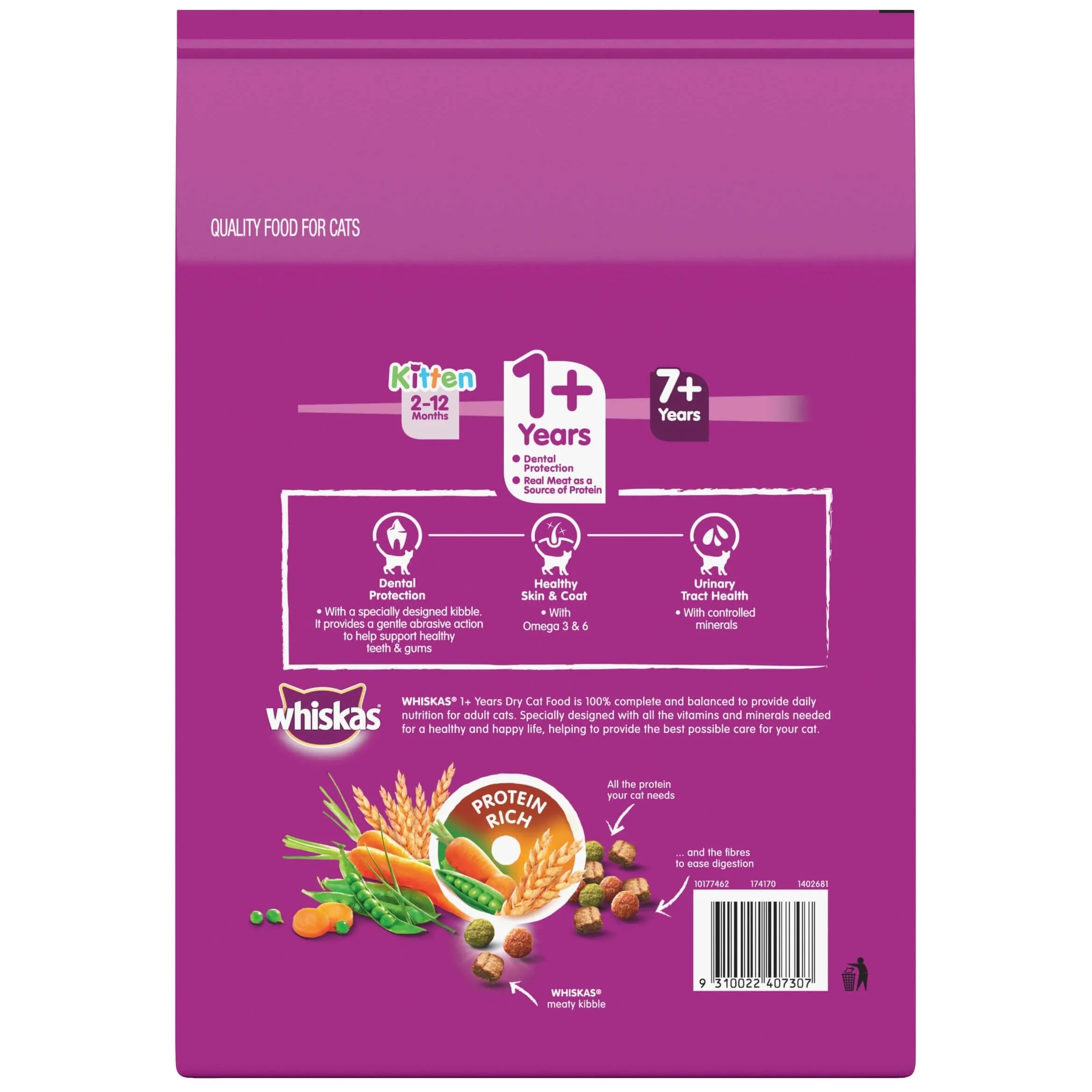 Whiskas Chicken and Rabbit - 6.5kg