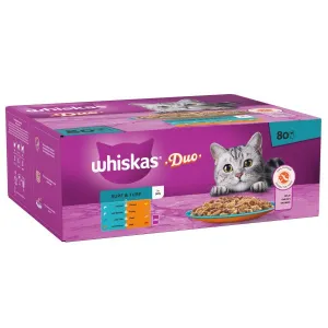 Whiskas Pouch 1  Duo Surf & Turf In Jelly 80x85g