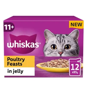 Whiskas Pouch 11  Poultry Feasts In Jelly 12x85g