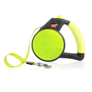 Wigzi Reflective Tape Gel Handle Leash Yellow