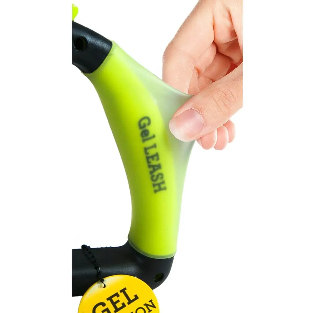 Wigzi Reflective Tape Gel Handle Leash Yellow